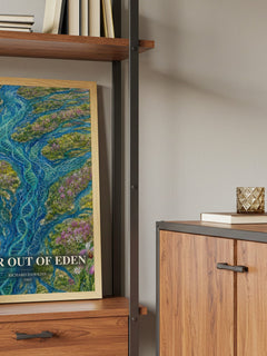 River out of Eden book watercolour illustration paper finish options – matte satin gloss