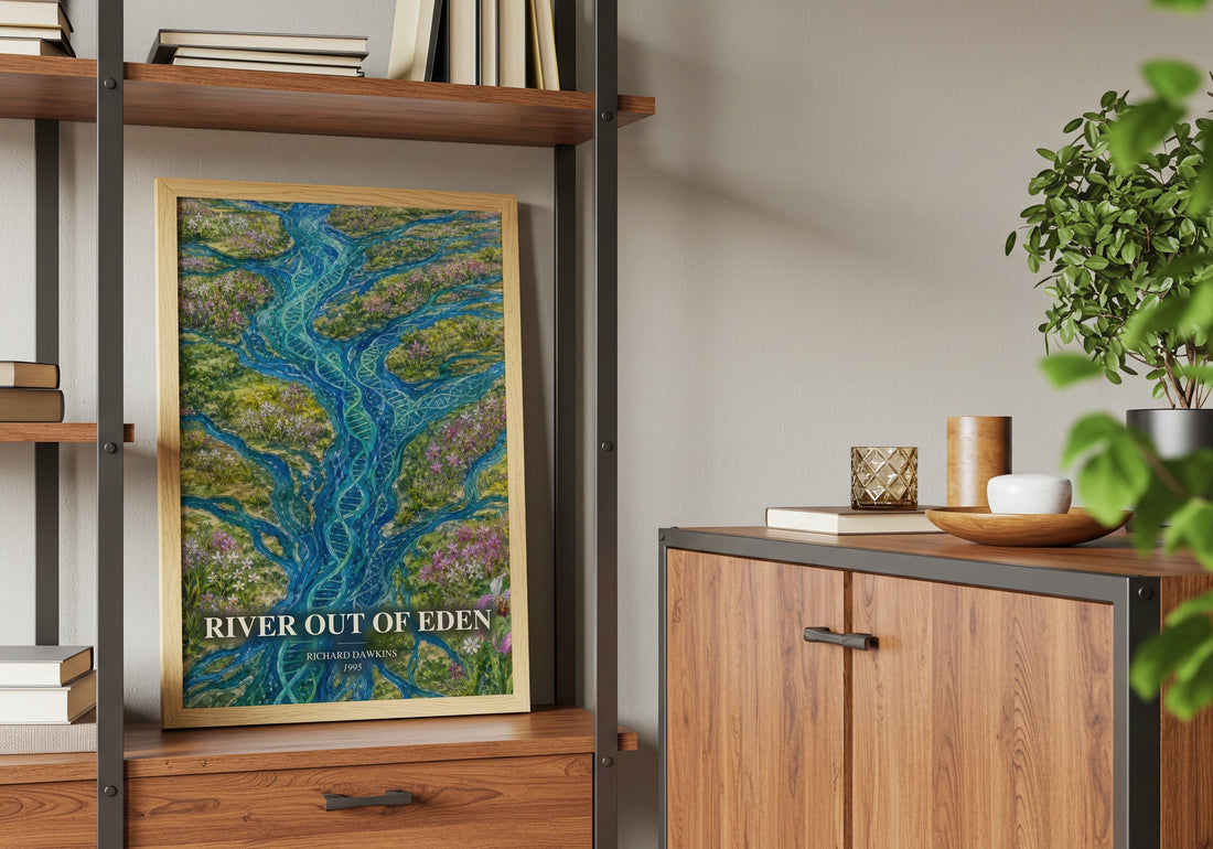 River out of Eden book watercolour illustration paper finish options – matte satin gloss