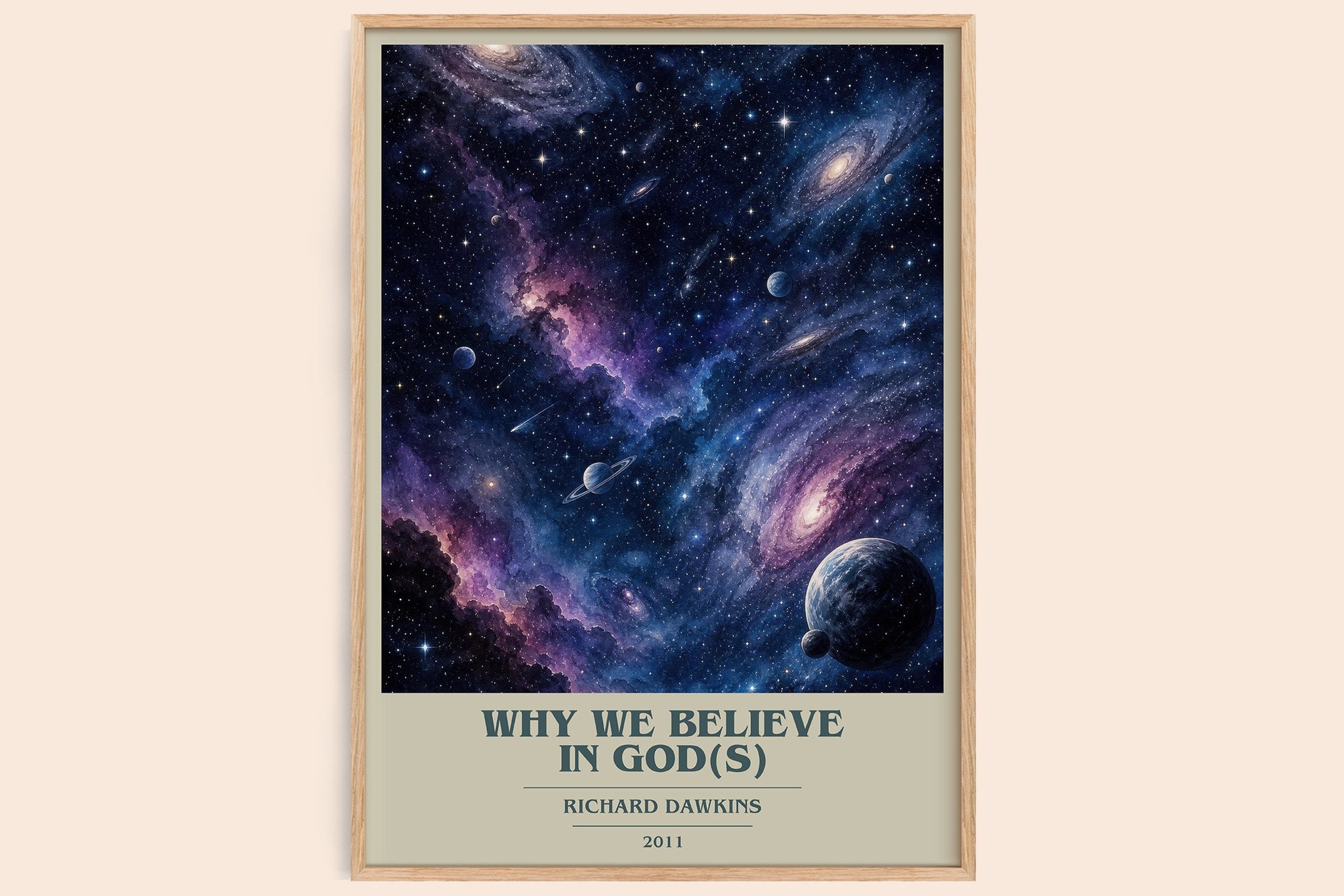 Why we believe in god(s) Book Cover Poster by Richard Dawkins