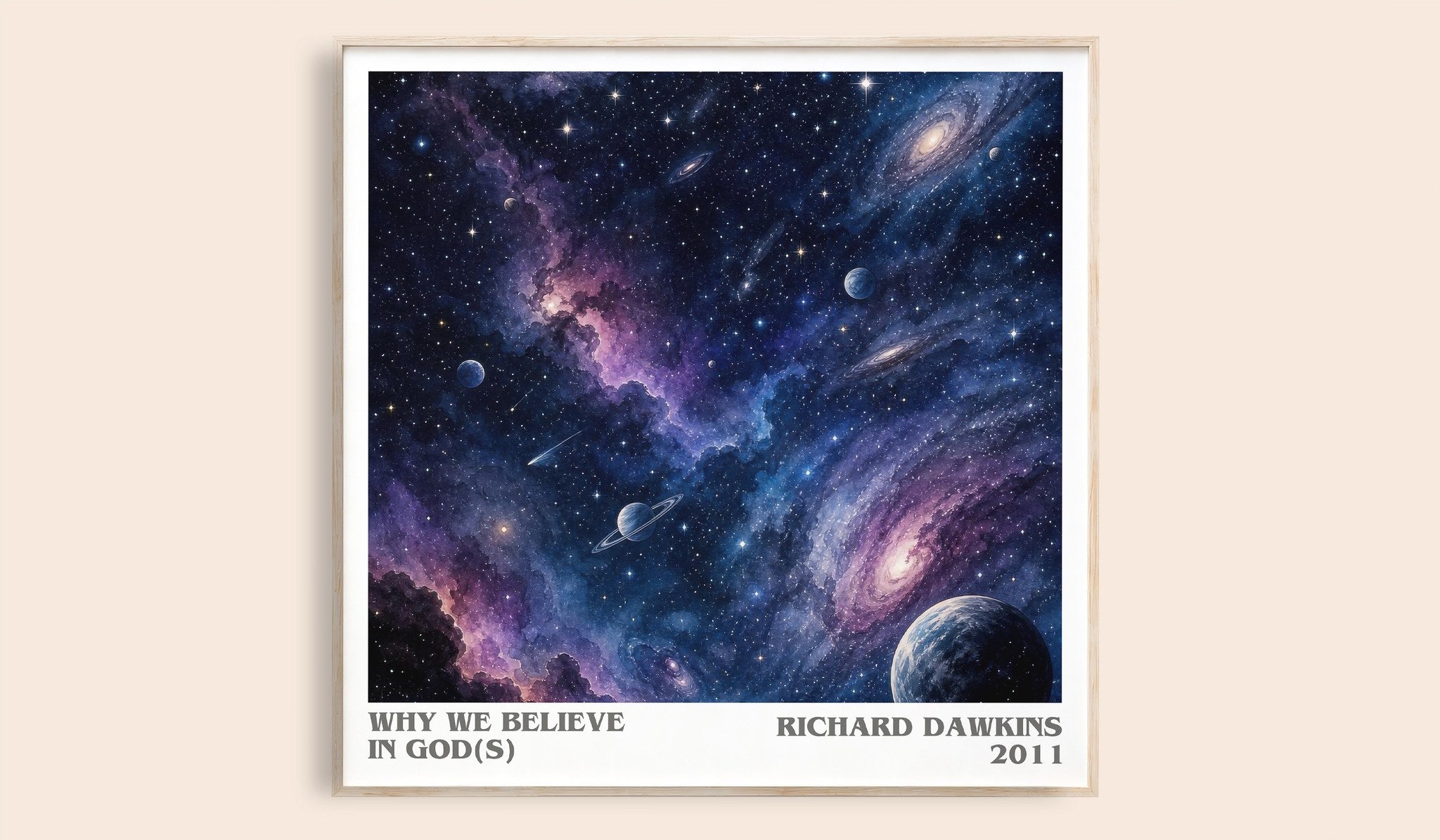Why we believe in god(s) Literary Art Print by Richard Dawkins