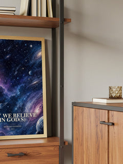 Why we believe in god(s) book watercolour illustration paper finish options – matte satin gloss