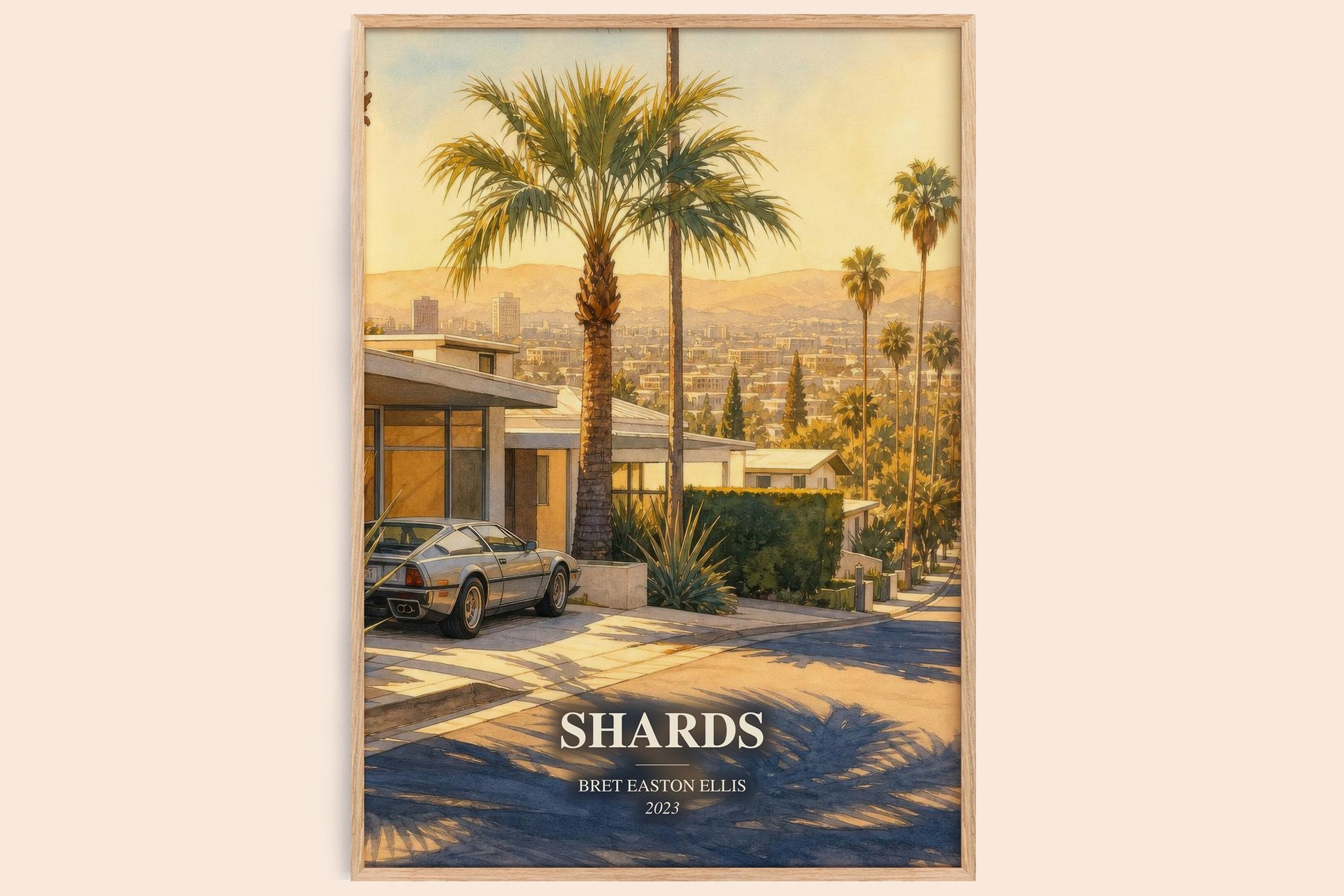 Shards Book Watercolour Illustration by Bret Easton Ellis