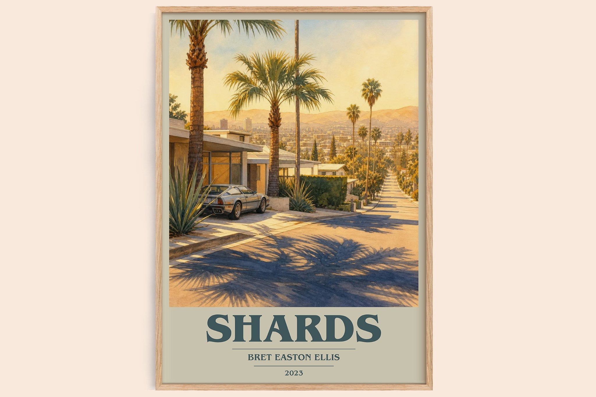 Shards Book Cover Poster by Bret Easton Ellis