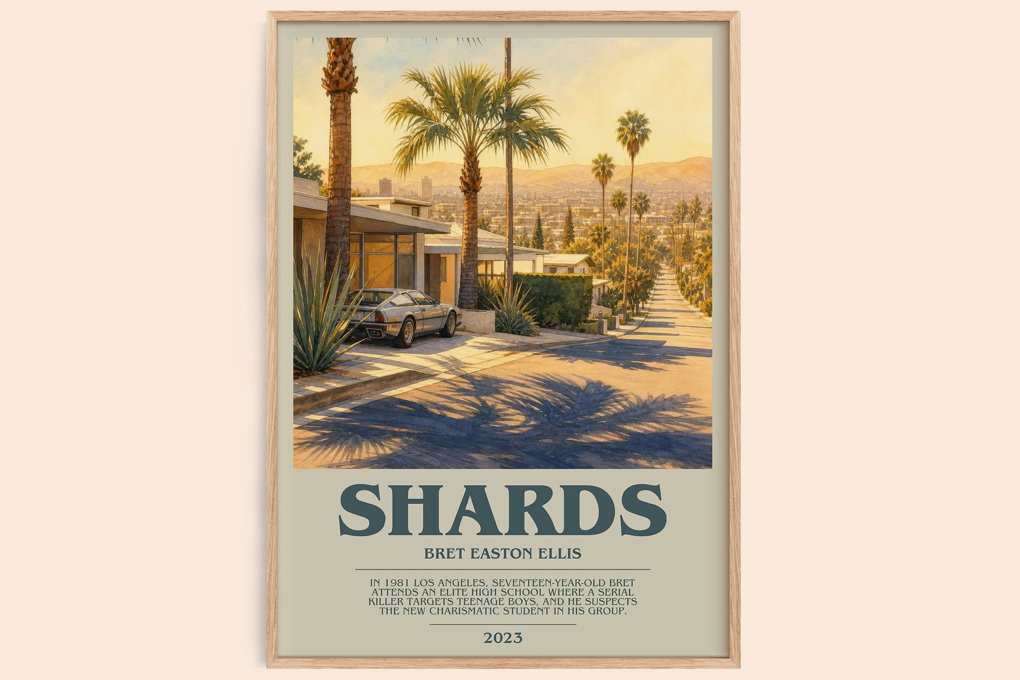 Shards Bookish Wall Art by Bret Easton Ellis