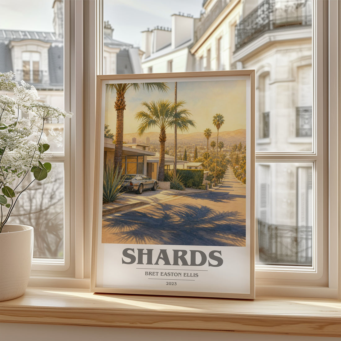 Shards book cover poster colour and style options – Bret Easton Ellis book art