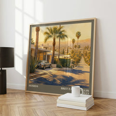 Shards literary print framed by window – literary home decor