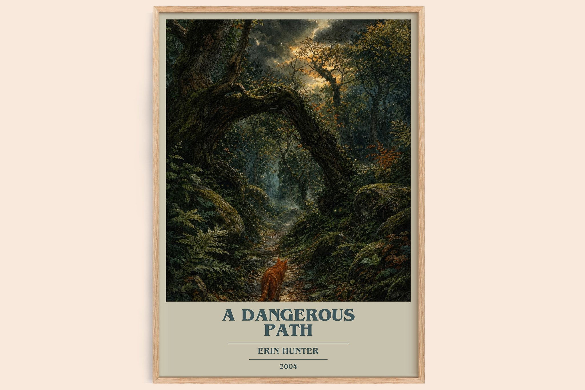 A Dangerous Path Book Cover Poster by Erin Hunter