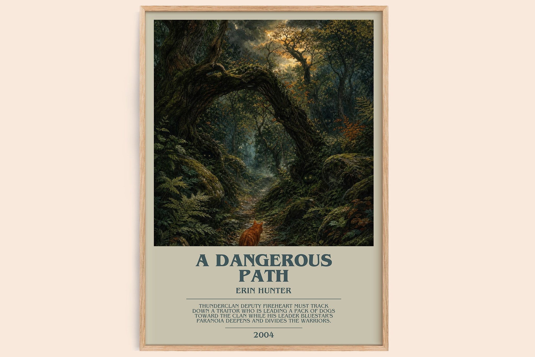 A Dangerous Path Bookish Wall Art by Erin Hunter