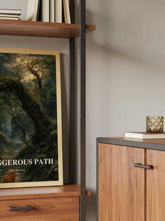 A Dangerous Path book watercolour illustration paper finish options – matte satin gloss