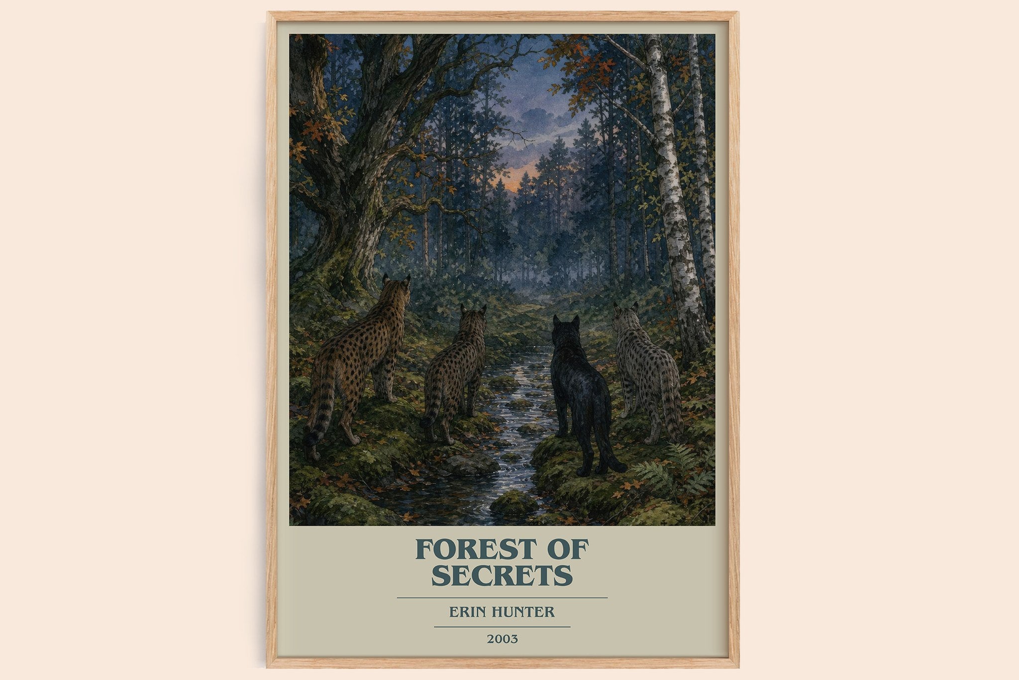Forest of Secrets Book Cover Poster by Erin Hunter