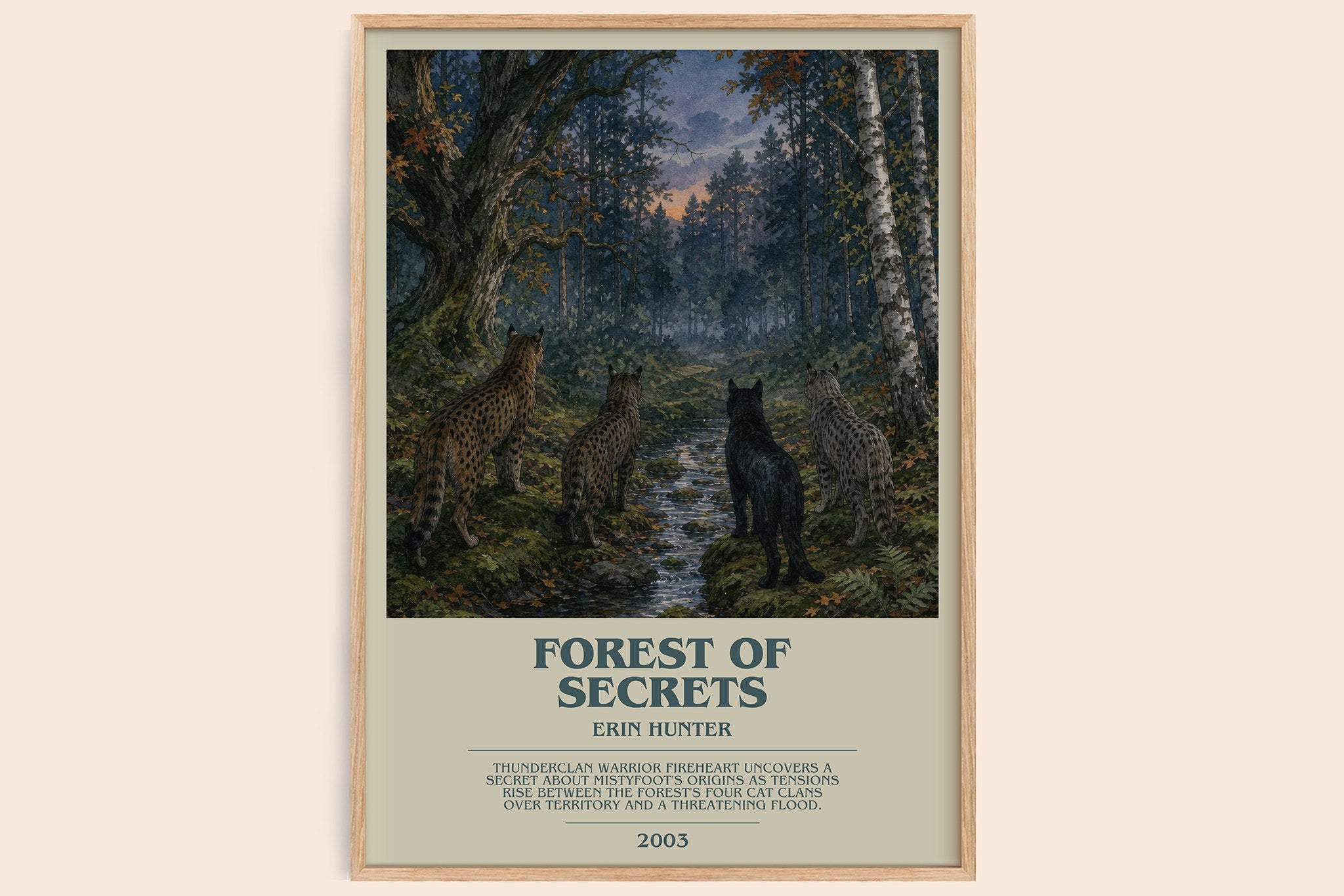 Forest of Secrets Bookish Wall Art by Erin Hunter