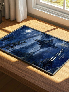 The Sight watercolour book poster framed on wall – fantasy wall art