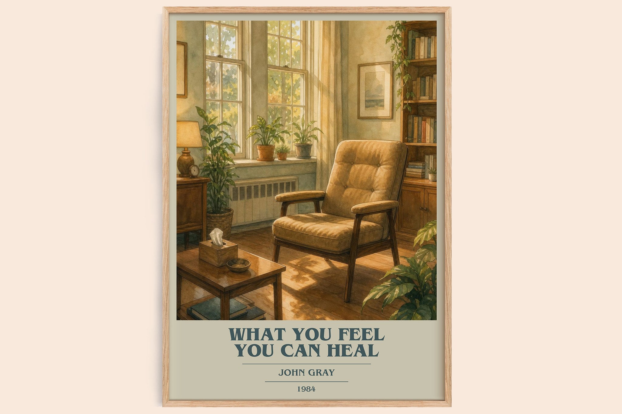 What You Feel You Can Heal Book Cover Poster by John Gray