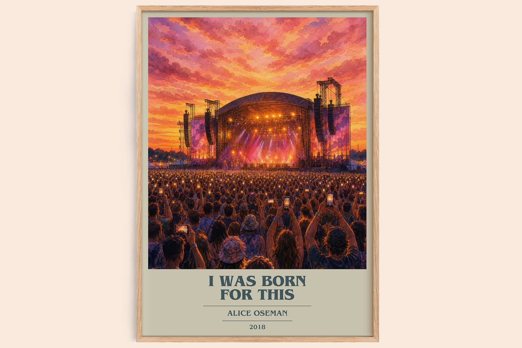 I Was Born for This Book Cover Poster by Alice Oseman