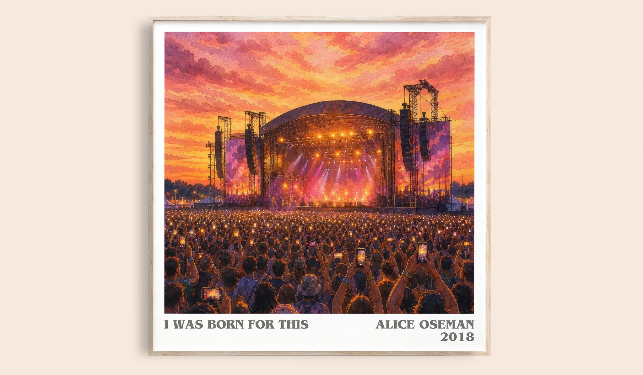 I Was Born for This Literary Art Print by Alice Oseman