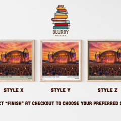 I Was Born for This literary print in frame leaning in hallway – young adult wall art