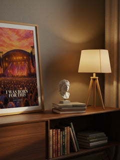 I Was Born for This watercolour print on bookshelf – Alice Oseman fan gift
