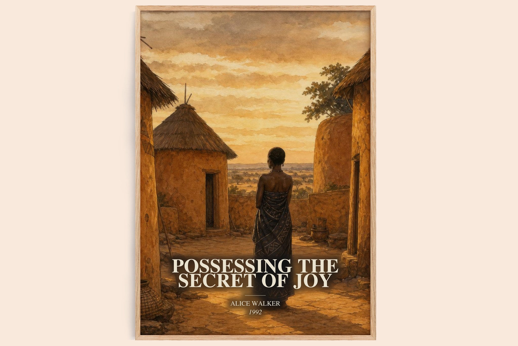 Possessing the Secret of Joy Book Watercolour Illustration by Alice Walker