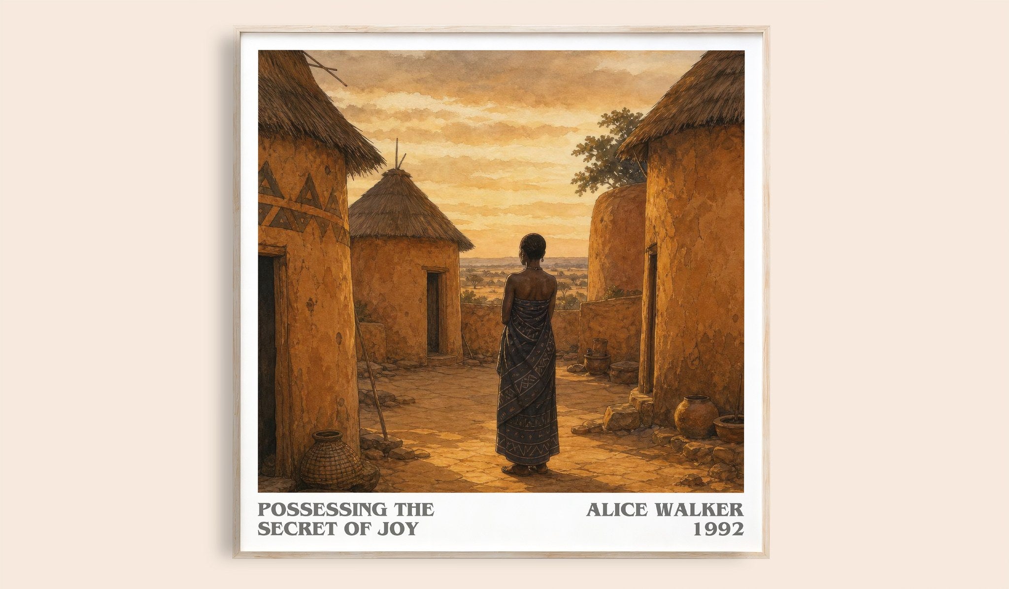 Possessing the Secret of Joy Literary Art Print by Alice Walker