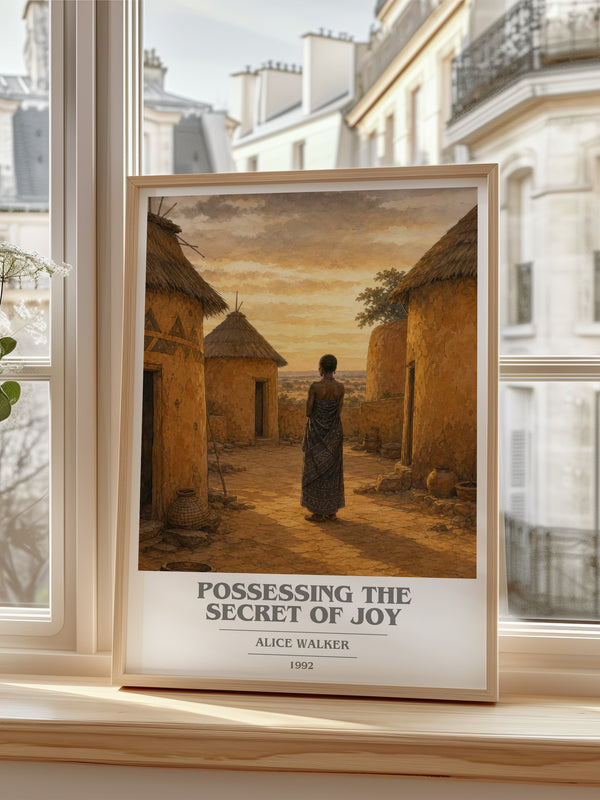 Possessing the Secret of Joy book cover poster colour and style options – Alice Walker book art