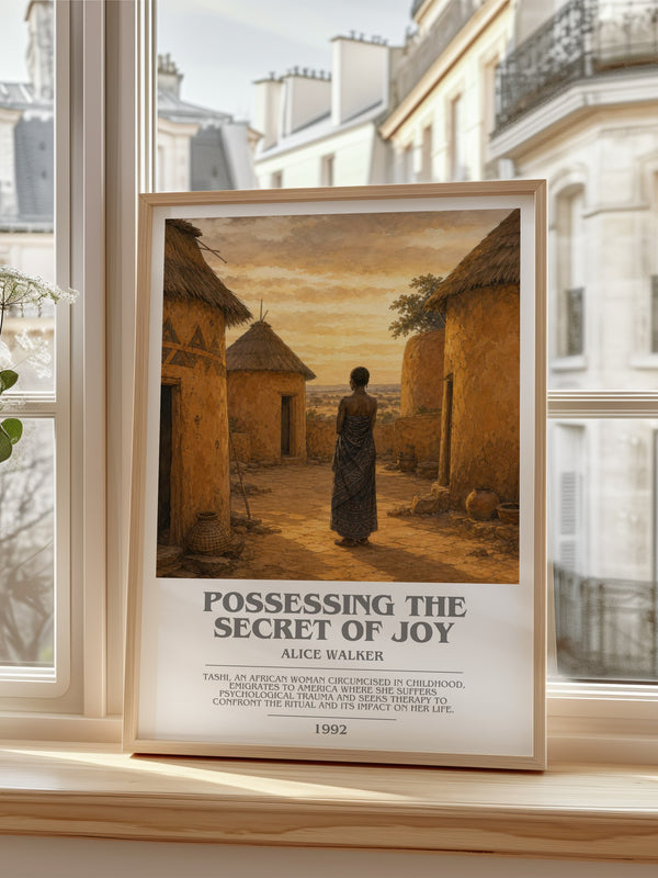 Possessing the Secret of Joy bookish poster colour and style options – Alice Walker book art