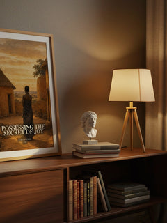 Possessing the Secret of Joy watercolour print on bookshelf – Alice Walker fan gift