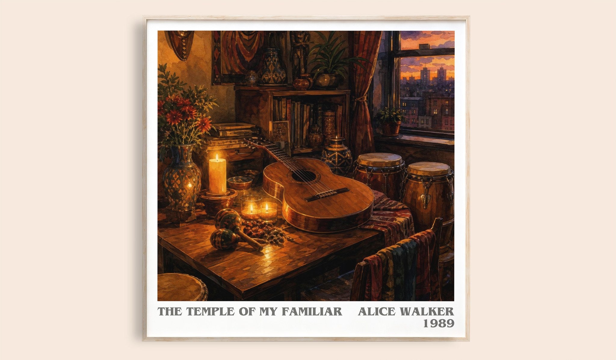 The Temple of My Familiar Literary Art Print by Alice Walker