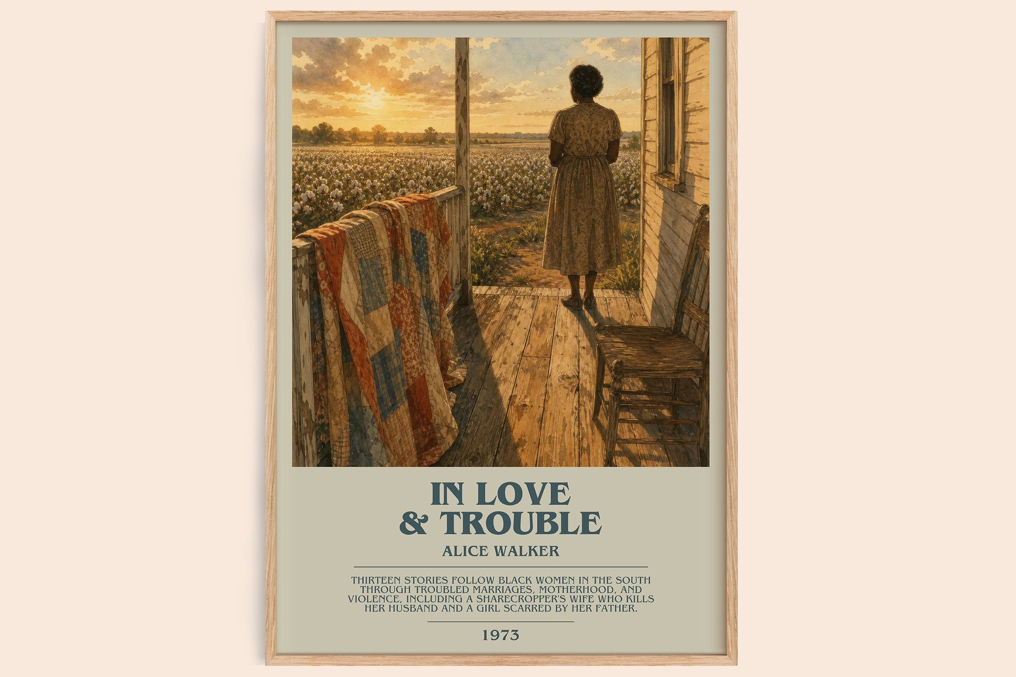 In love & trouble Bookish Wall Art by Alice Walker