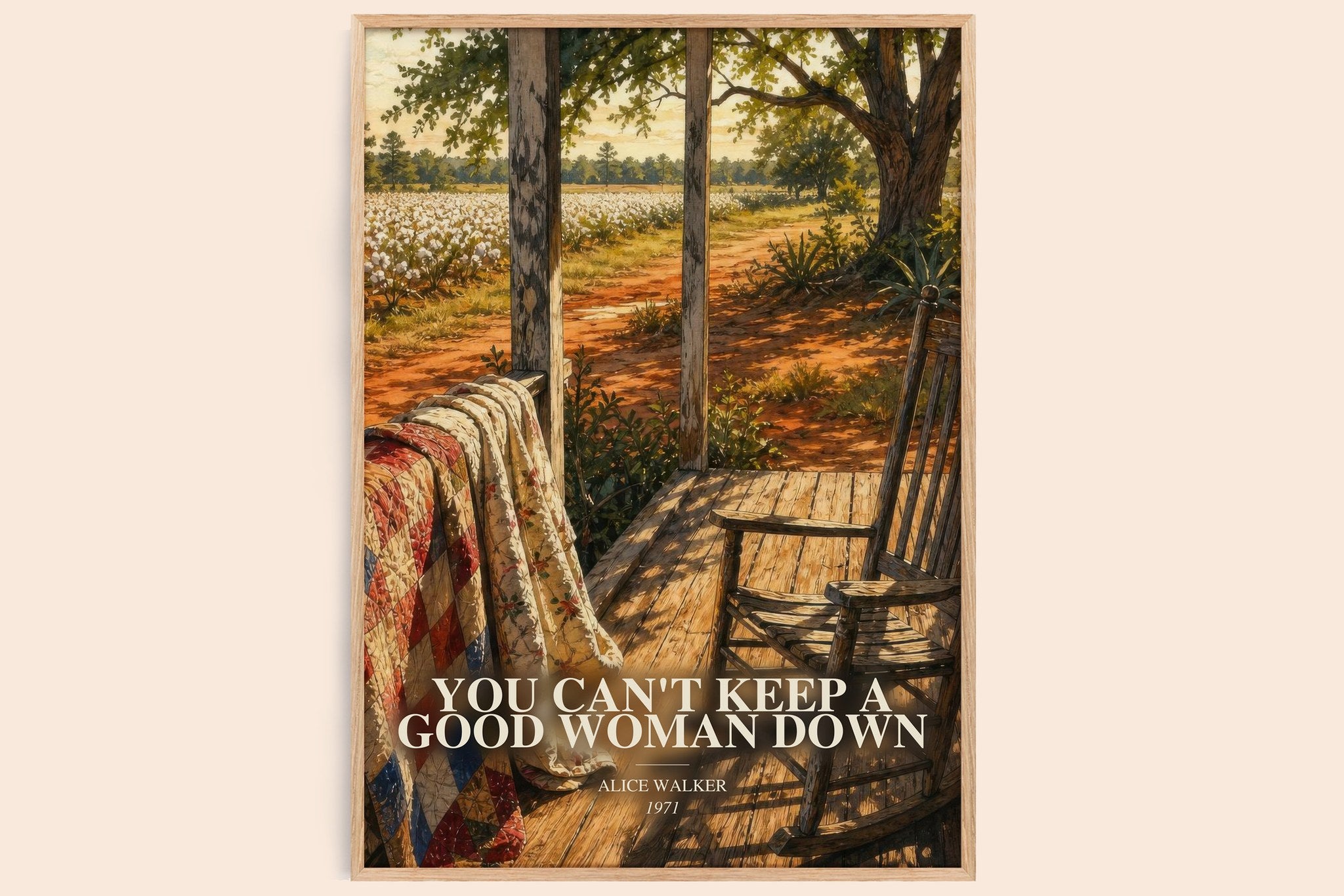 You Can't Keep a Good Woman Down Book Watercolour Illustration by Alice Walker