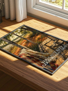 You Can't Keep a Good Woman Down watercolour book poster framed on wall – literary fiction wall art