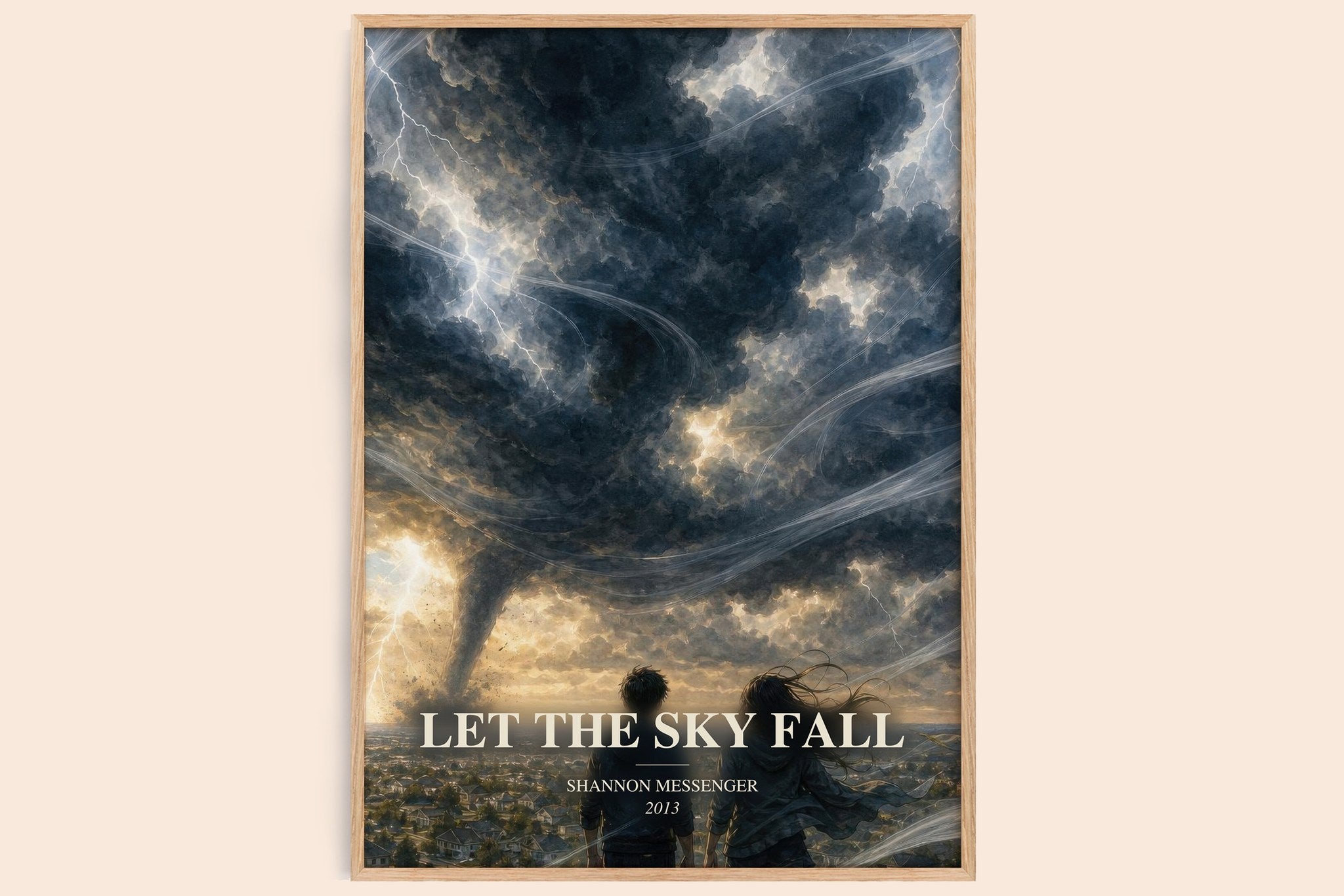 Let the Sky Fall Book Watercolour Illustration by Shannon Messenger