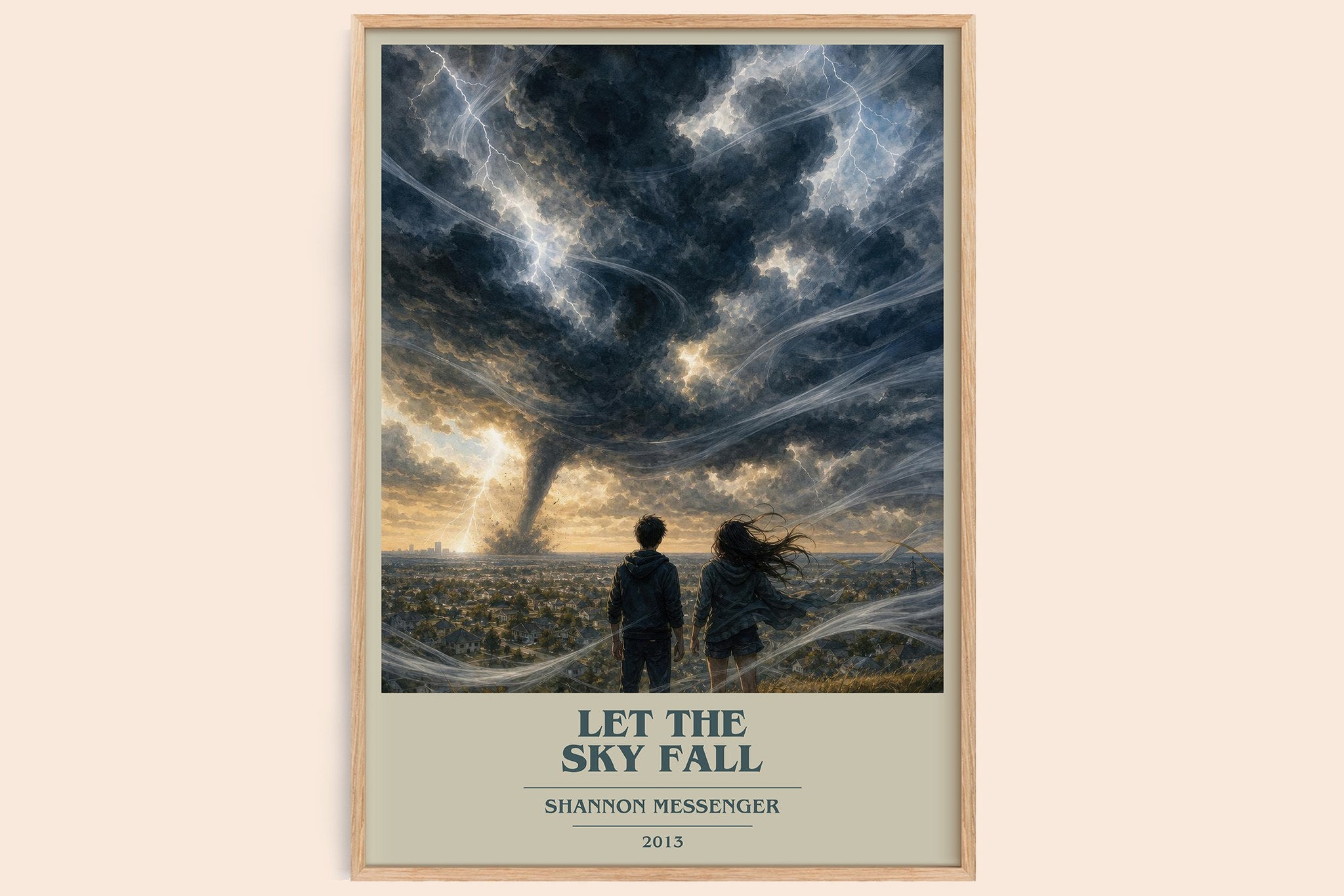 Let the Sky Fall Book Cover Poster by Shannon Messenger