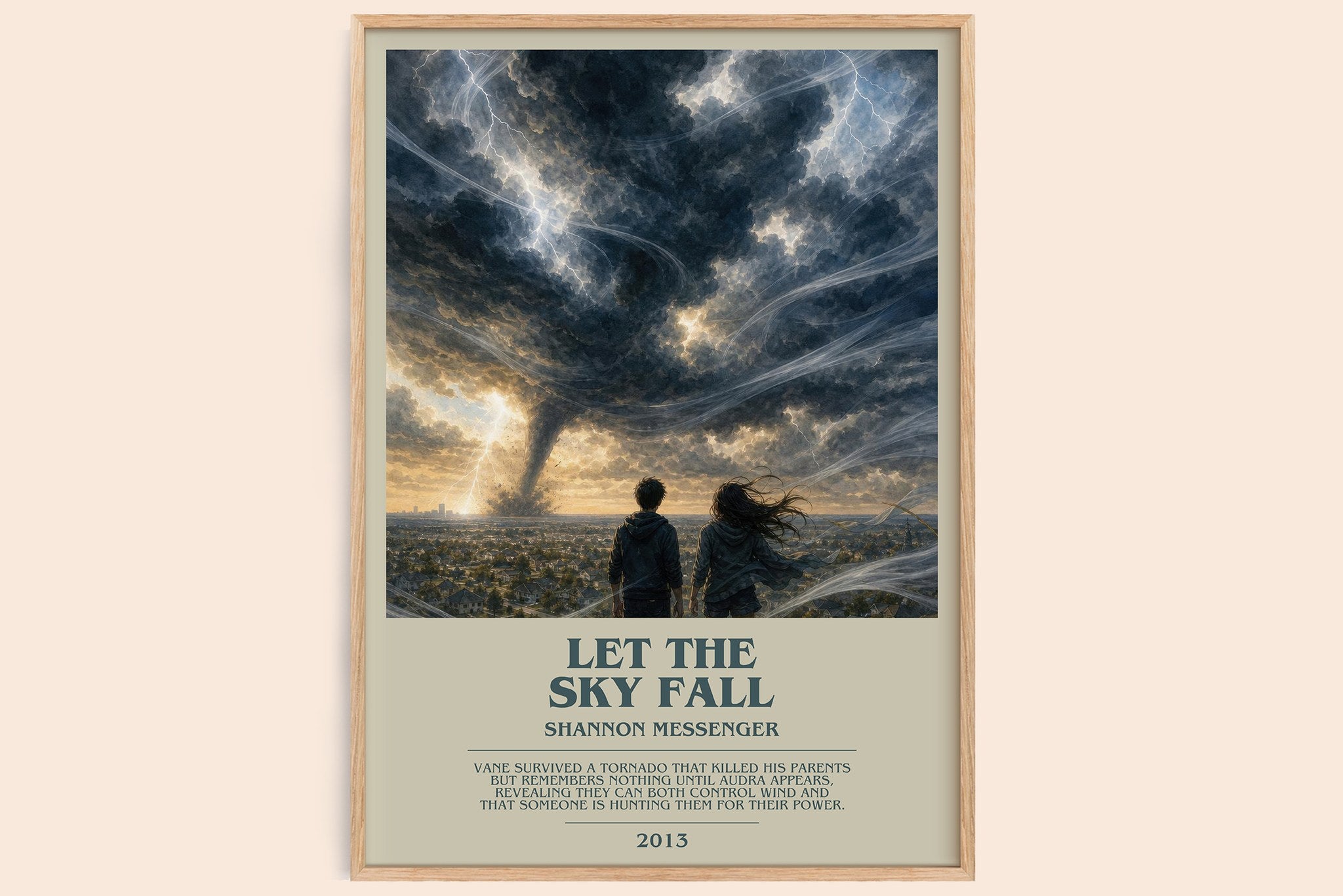 Let the Sky Fall Bookish Wall Art by Shannon Messenger