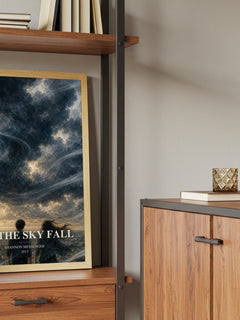 Let the Sky Fall book watercolour illustration paper finish options – matte satin gloss