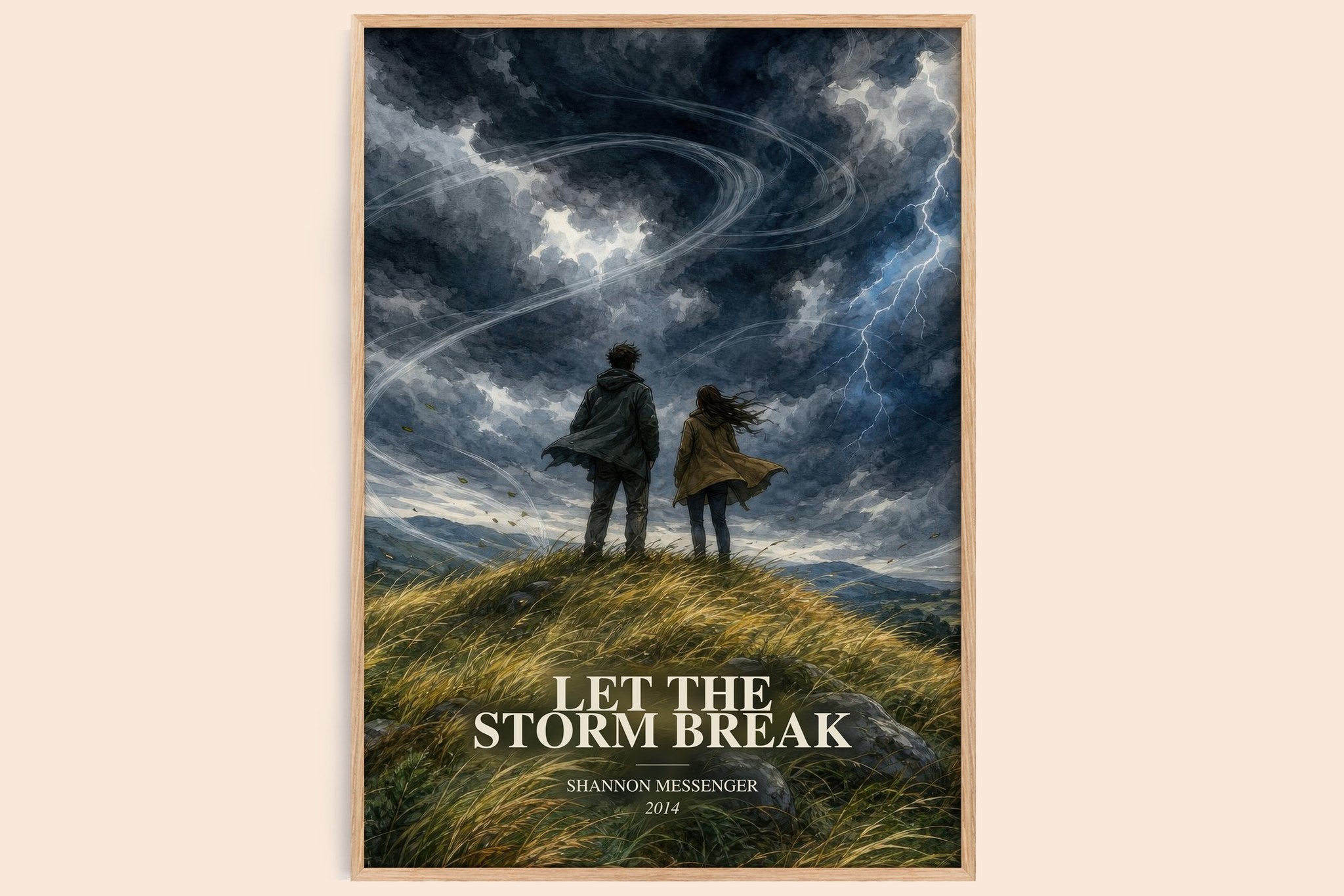 Let the Storm Break Book Watercolour Illustration by Shannon Messenger