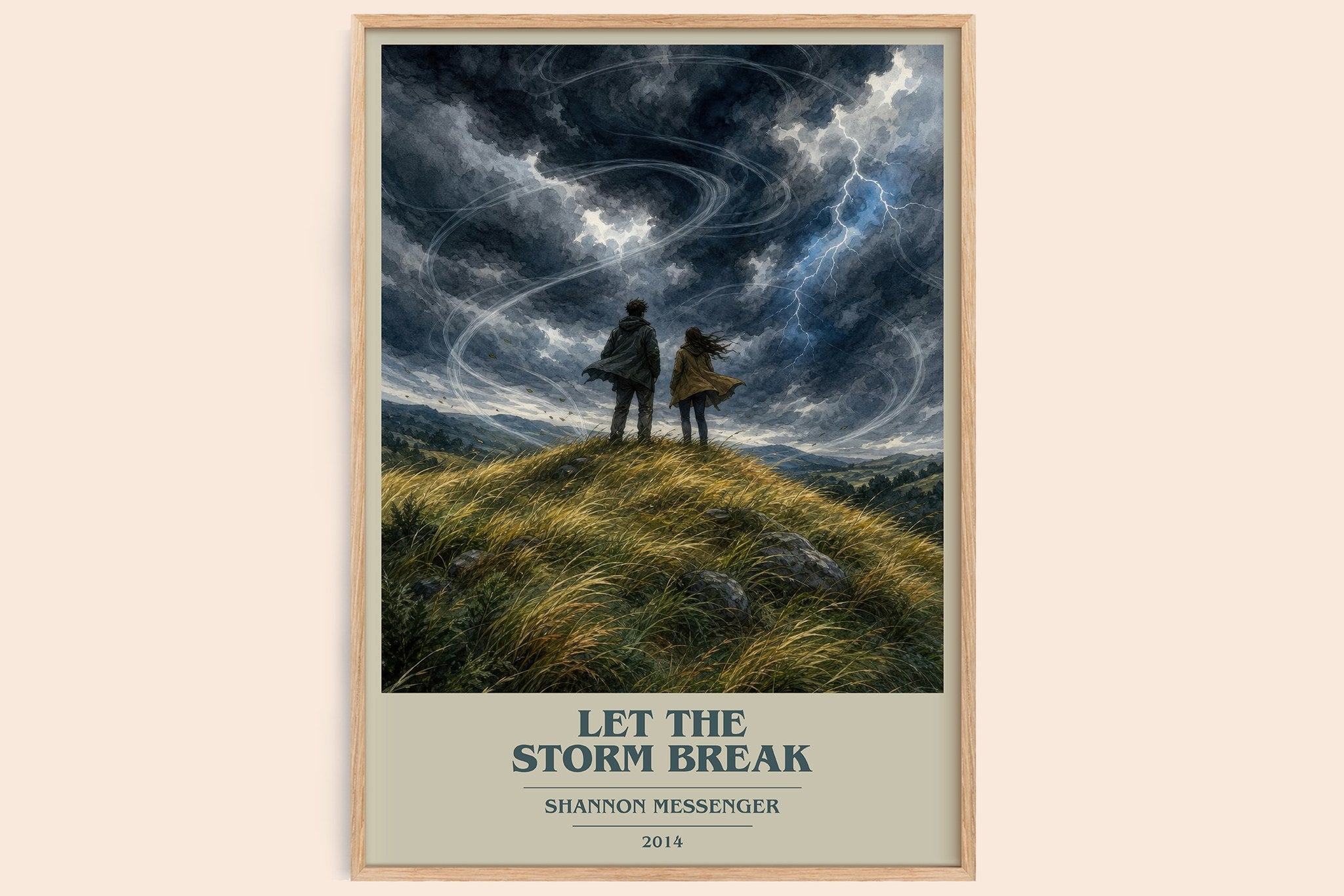 Let the Storm Break Book Cover Poster by Shannon Messenger