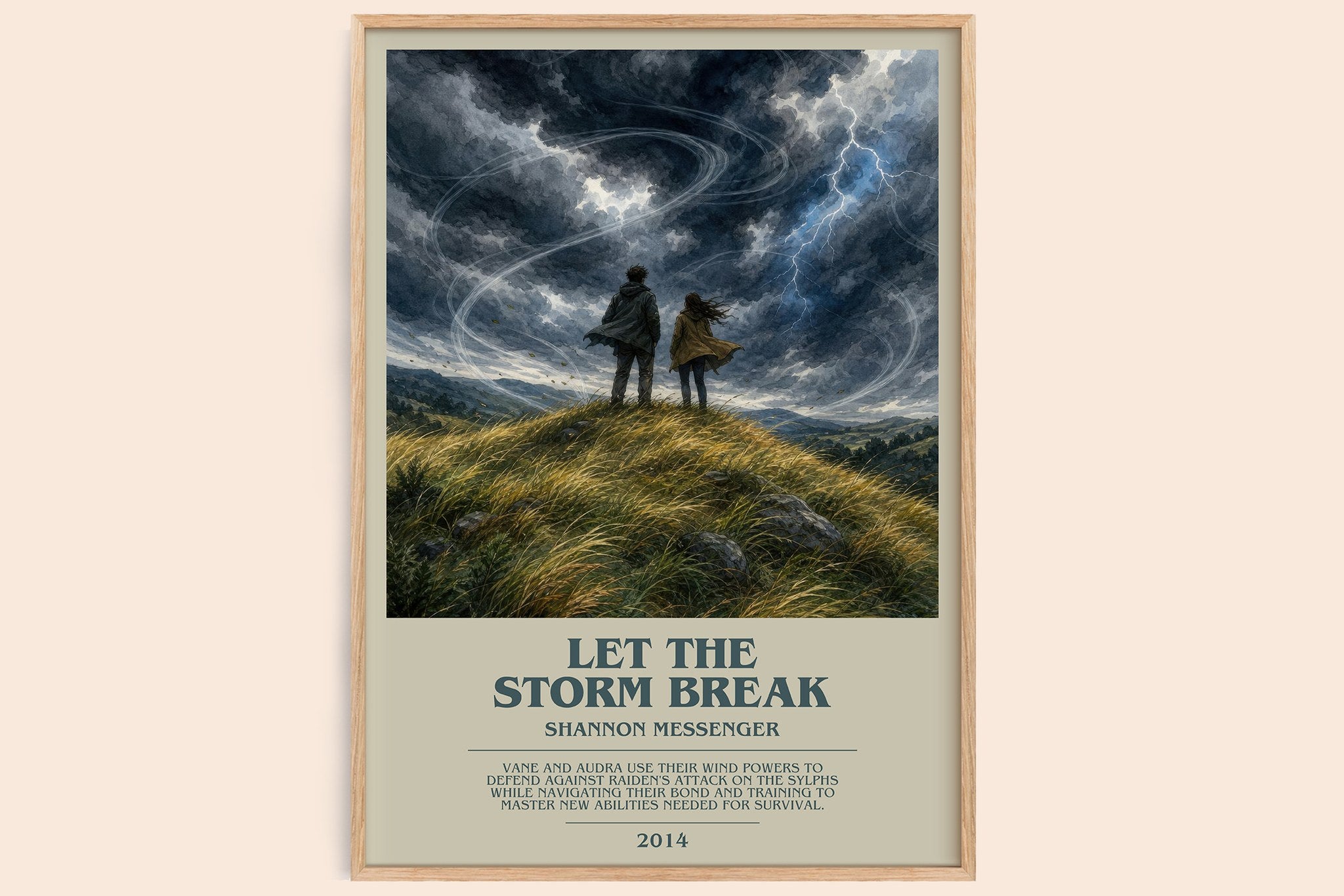Let the Storm Break Bookish Wall Art by Shannon Messenger