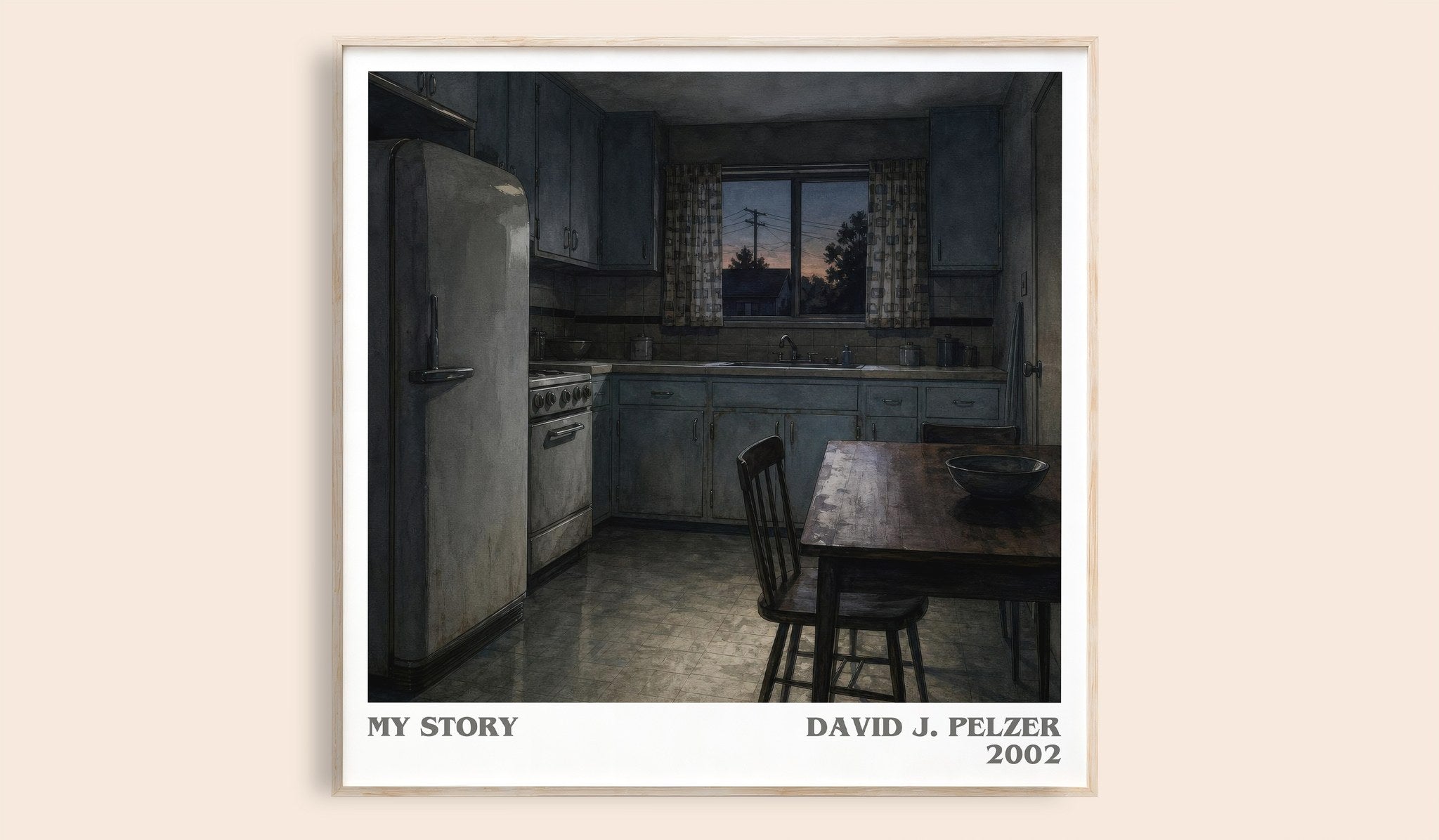My story Literary Art Print by David J. Pelzer