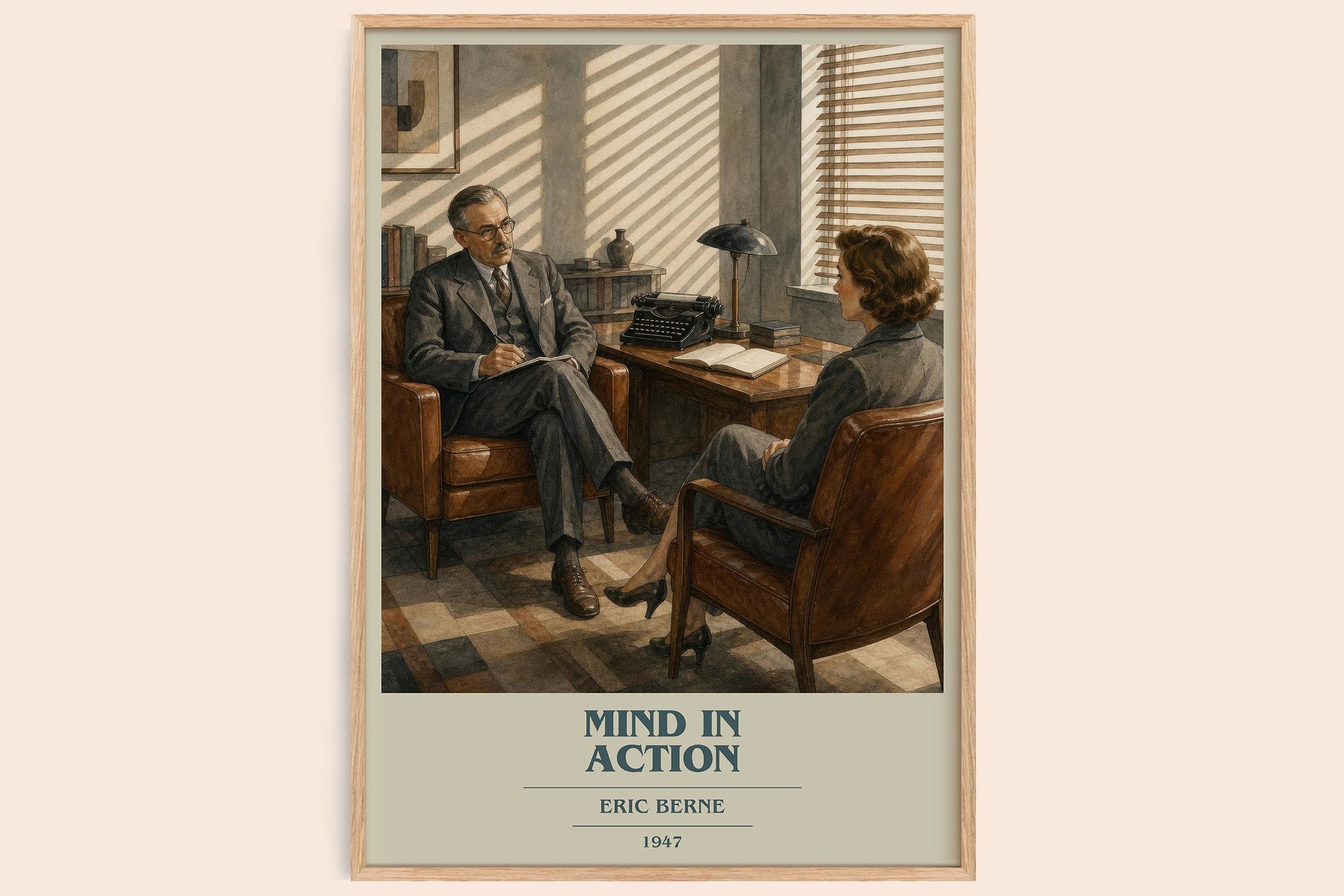Mind in action Book Cover Poster by Eric Berne