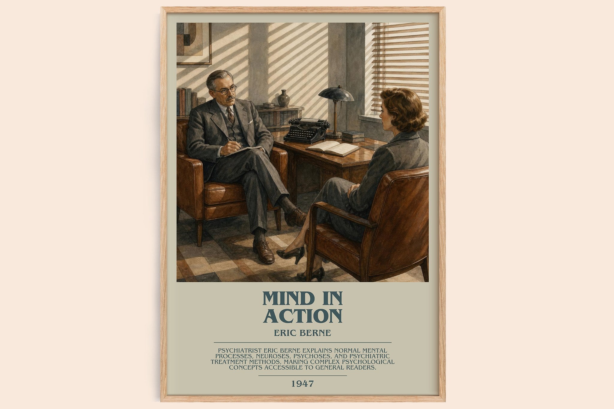 Mind in action Bookish Wall Art by Eric Berne