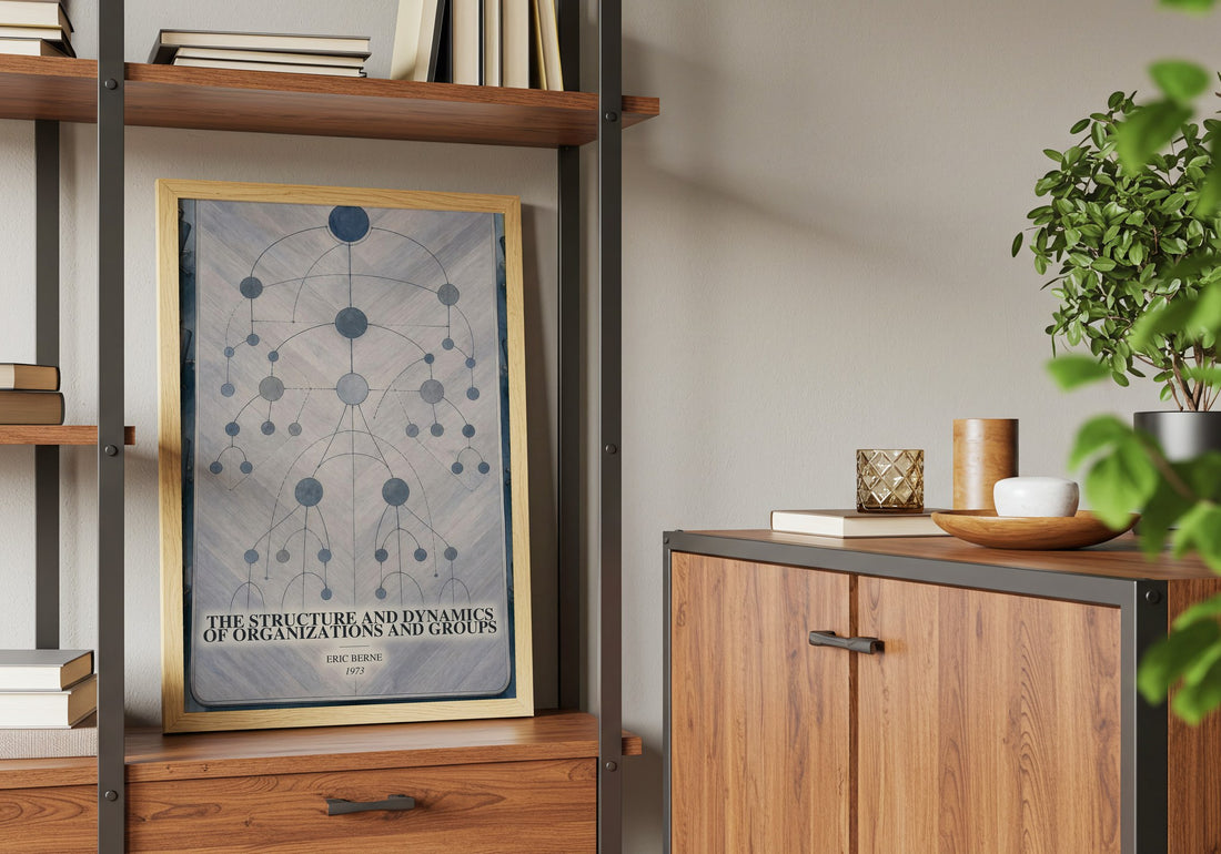 The structure and dynamics of organizations and groups book watercolour illustration paper finish options – matte satin gloss