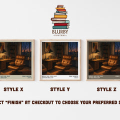 What Do You Say After Hello? literary print in frame leaning in hallway – non fiction wall art