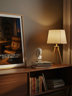 What Do You Say After Hello? watercolour print on bookshelf – Eric Berne fan gift
