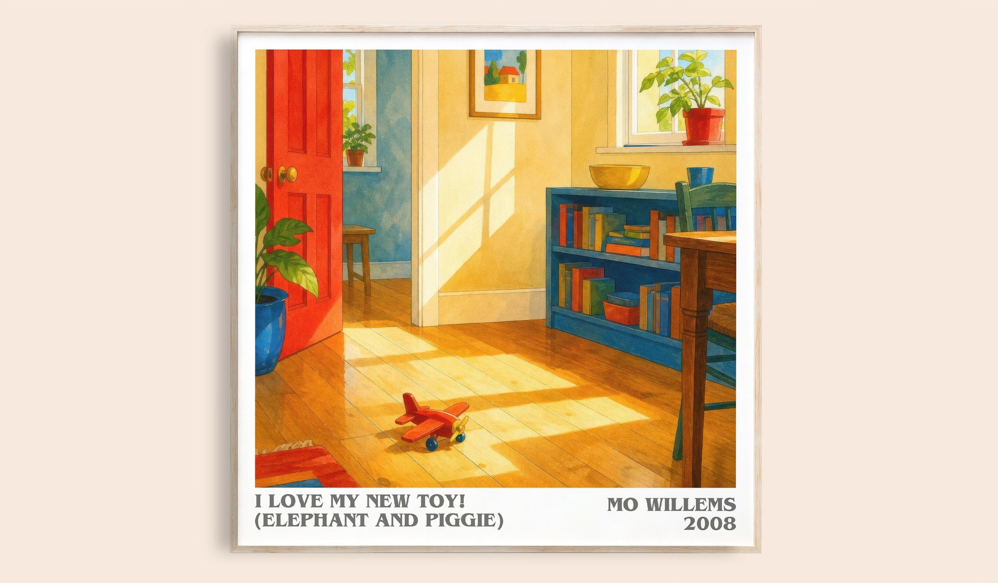 I Love My New Toy! (Elephant and Piggie) Literary Art Print by Mo Willems