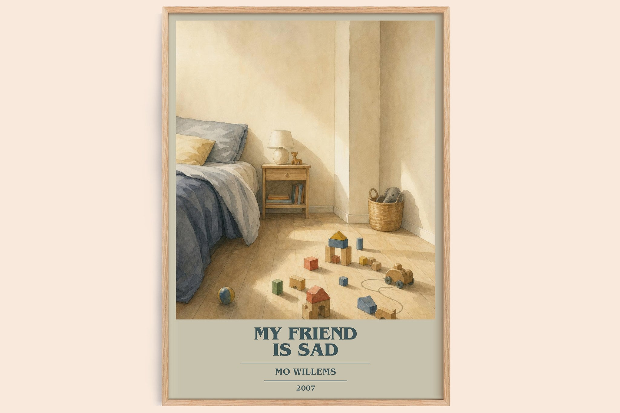 My Friend is Sad Book Cover Poster by Mo Willems