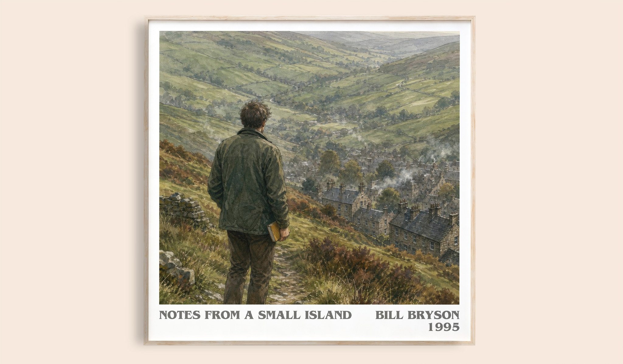 Notes from a small island Literary Art Print by Bill Bryson