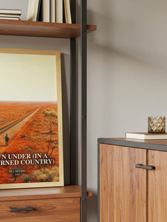 Down Under (In a Sunburned Country) book watercolour illustration paper finish options – matte satin gloss