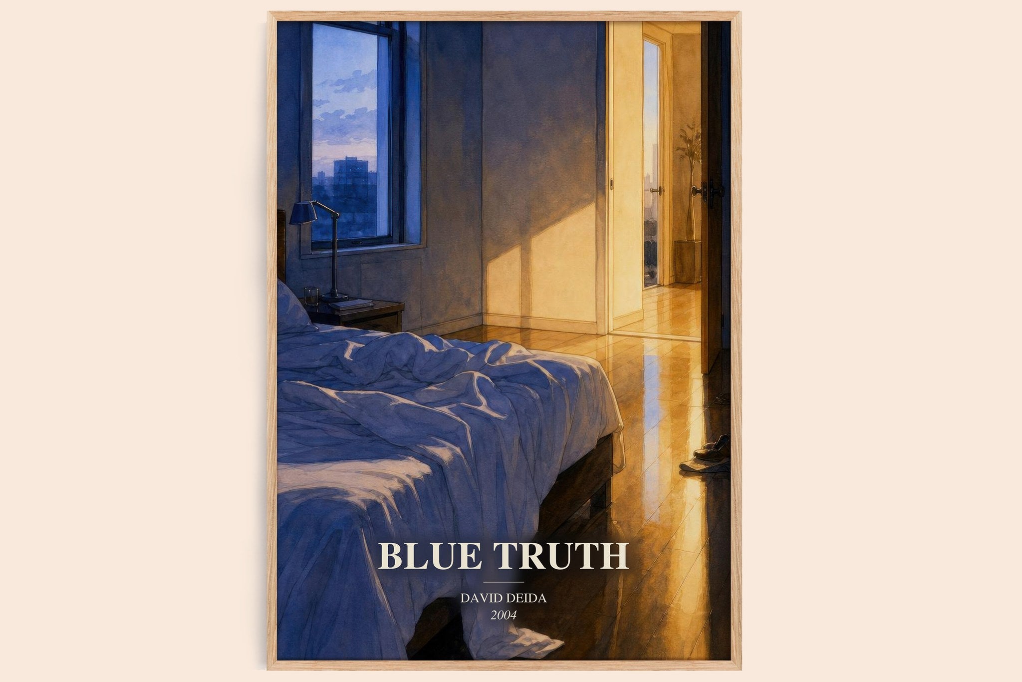 Blue Truth Book Watercolour Illustration by David Deida