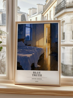 Blue Truth book cover poster colour and style options – David Deida book art