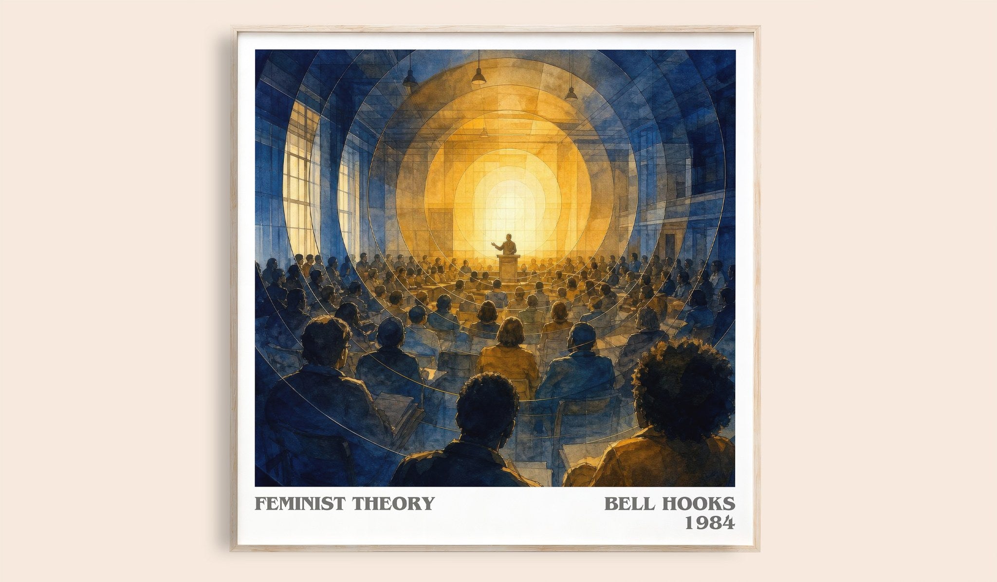 Feminist theory Literary Art Print by Bell Hooks